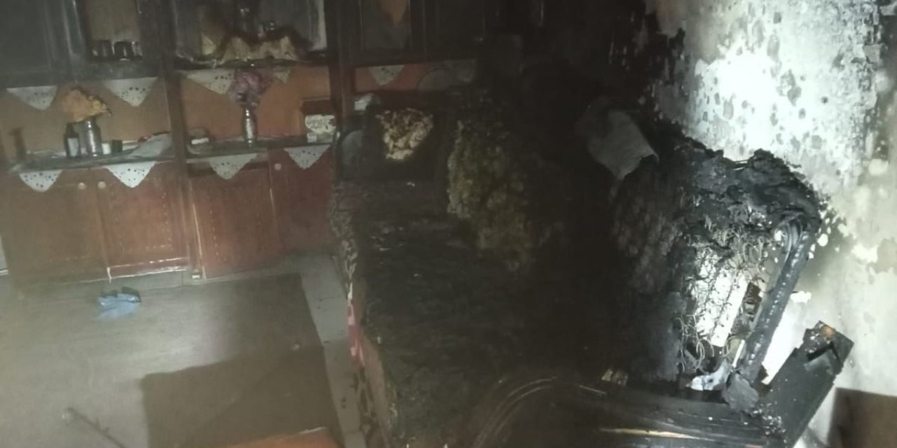 İskenderun'da Evinde Yangın Çıkan Kadın Öldü