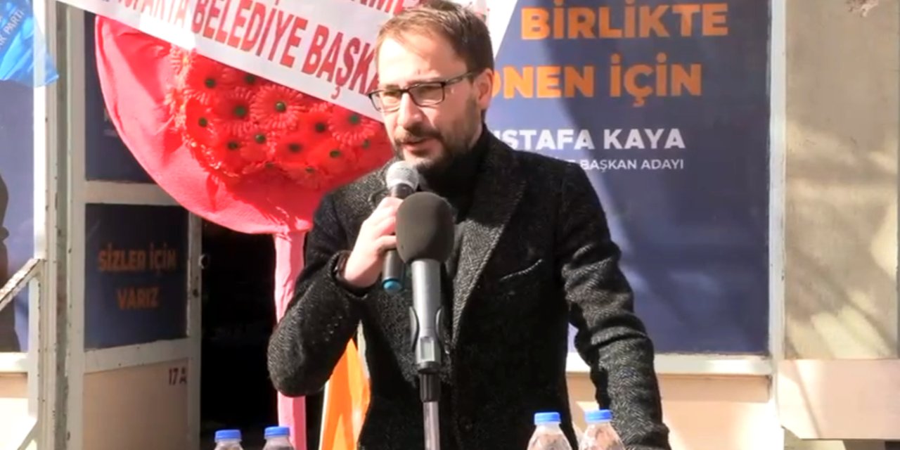 Ak Parti'li Başkandan Konuşması Belediye Anonsu İle Bölününce 'Sesimizi Kesemezsin' Çıkışı