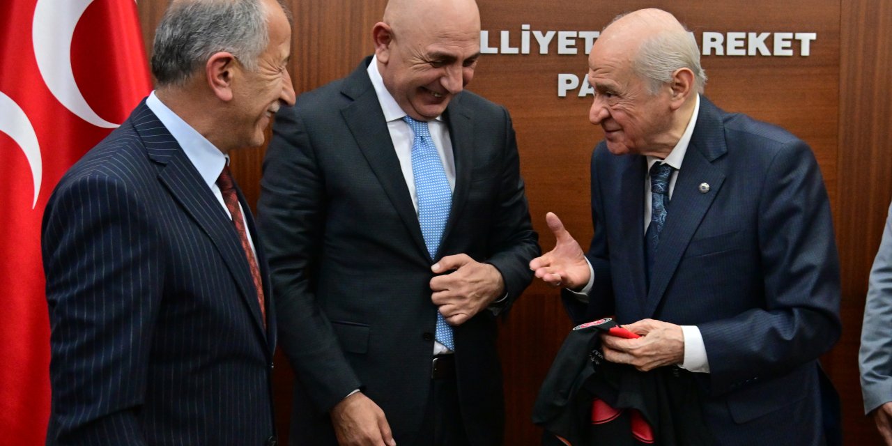 Bahçeli, Fatih Karagümrük Spor Kulübü Yöneticilerini Kabul Etti