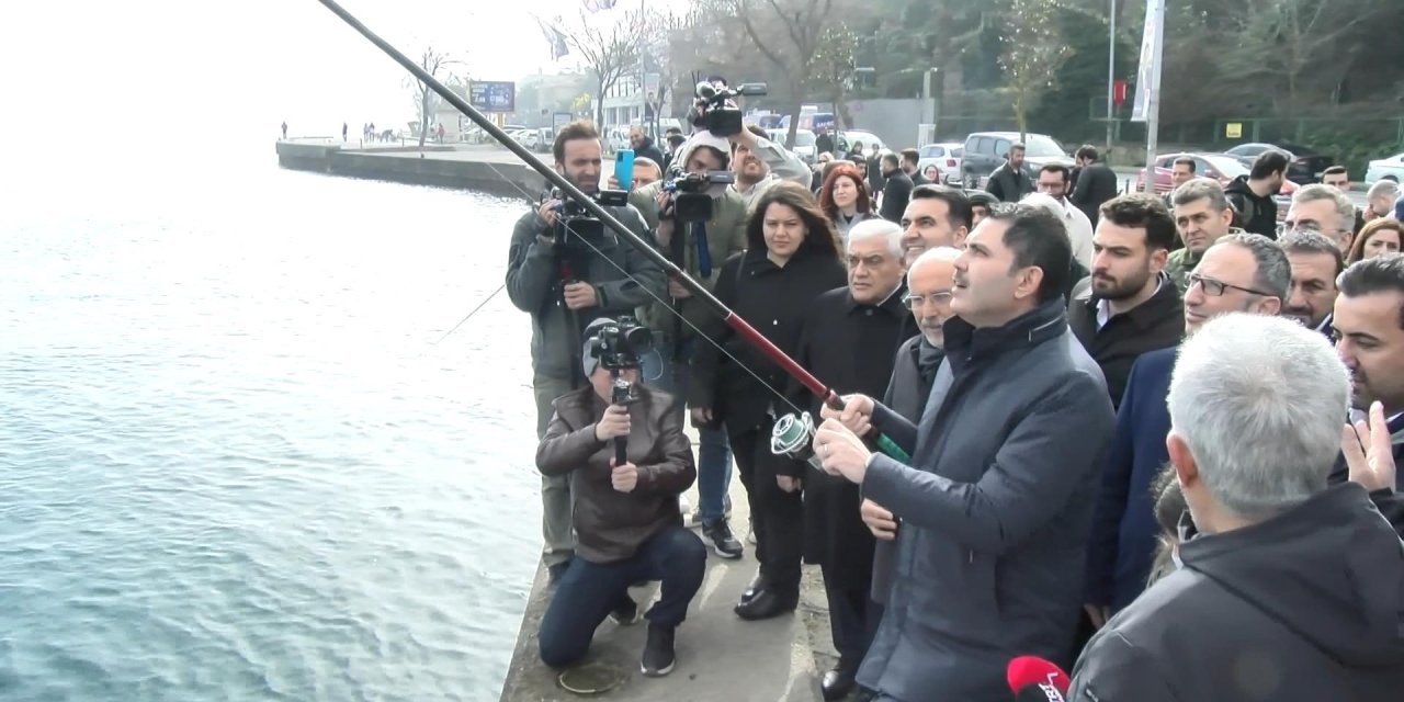 Sarıyer'de Murat Kurum'dan Olta Balıkçılarına Ziyaret