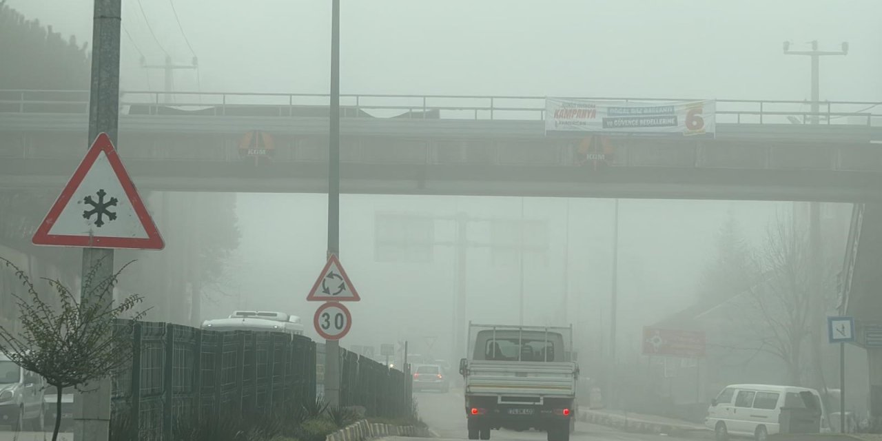 Bartın'da Sis Etkili Oldu
