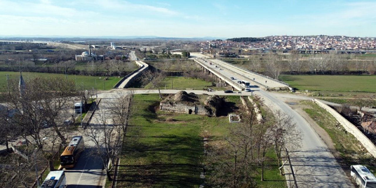 Edirne'de Atıl Durumdaki 15'inci Yüzyıl Eseri Hamam, Restorasyona Alındı