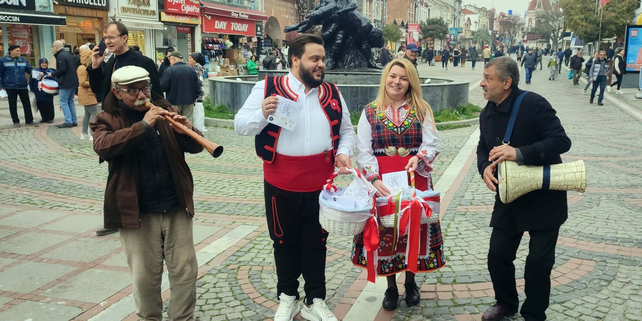 Edirne'de, 'Baba Marta'  Etkinliği Düzenlendi