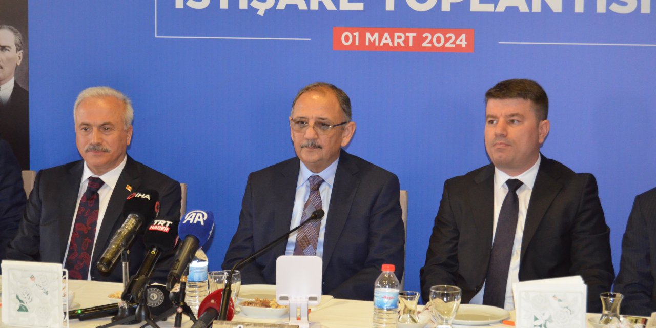 Bakan Özhaseki: Deprem Gerçeğini Bilerek Hareket Etmeliyiz