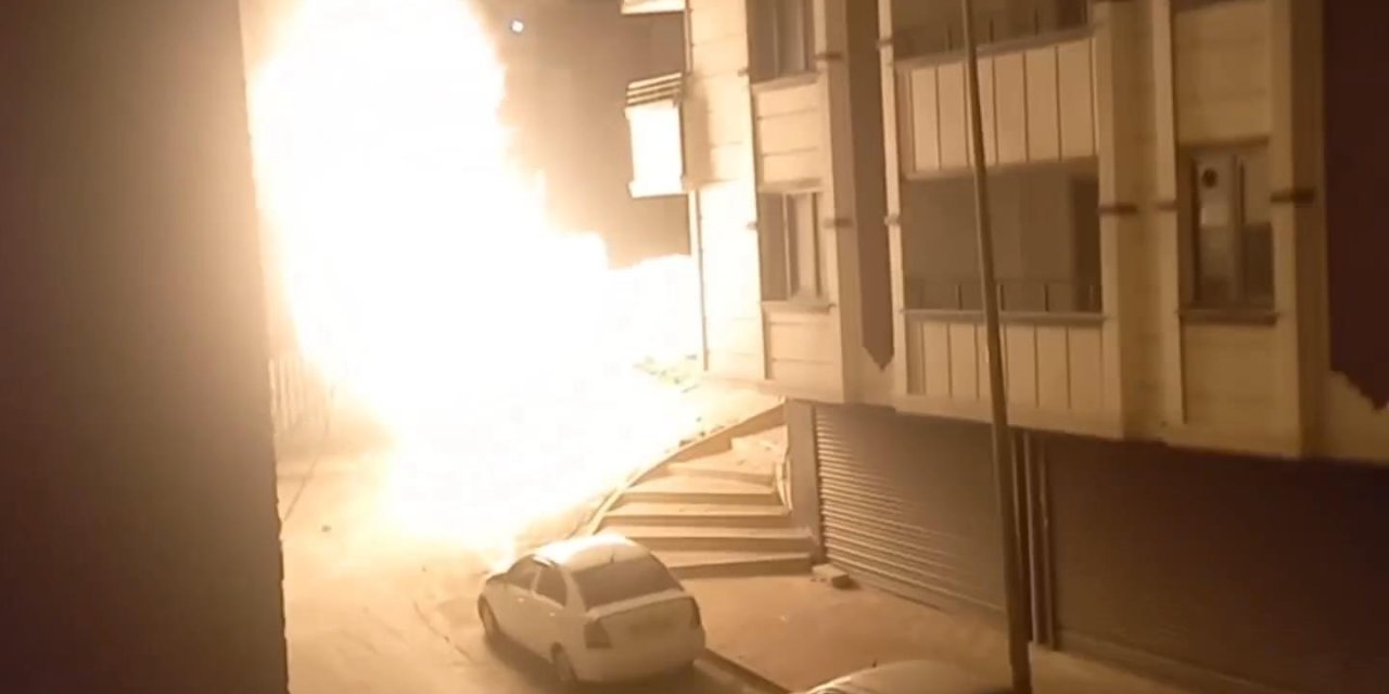 Sultangazi'de Doğal Gaz Hattında Patlama-1
