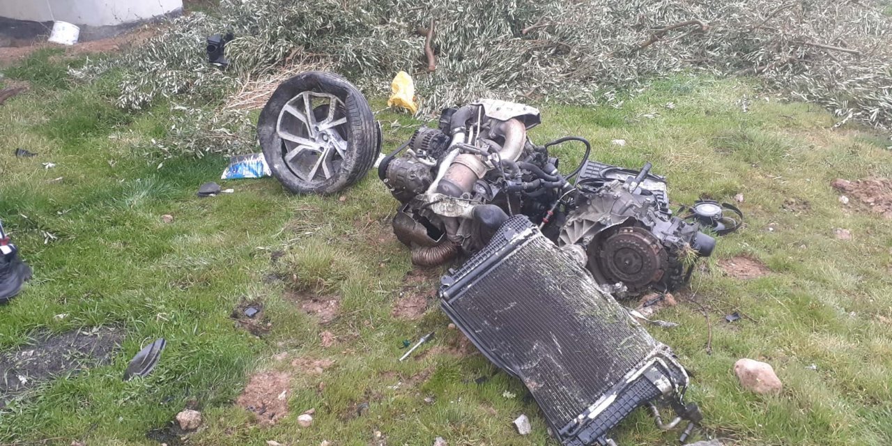 Viyadükten Düşen Otomobilin Sürücüsü Öldü