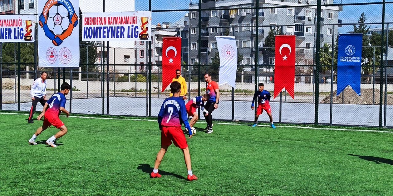 Depremzede Çocuklar İçin Düzenlenen Konteyner Ligi Başladı