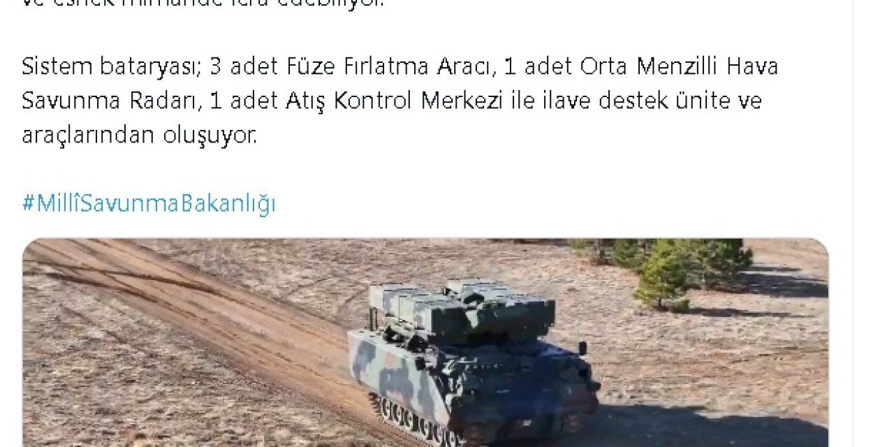 Ankara Msb, 'hisar O'nun Yeni Görüntülerini Paylaştı