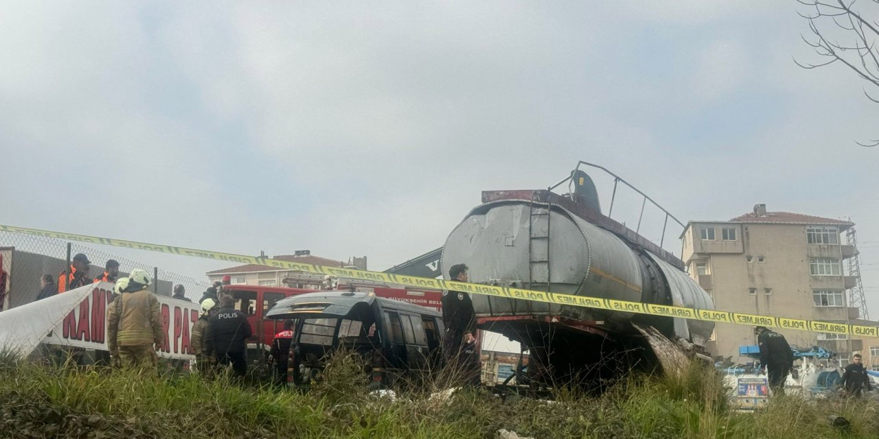 Ataşehir'de Yakıt Tankerinde Patlama - 1