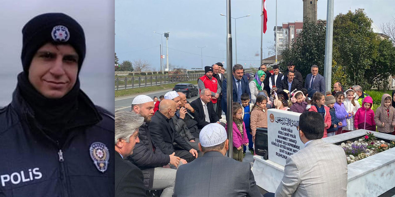 Şehit Polis Memuru Tarakçı vefatının sene-i devriyesinde Rize'de dualarla anıldı