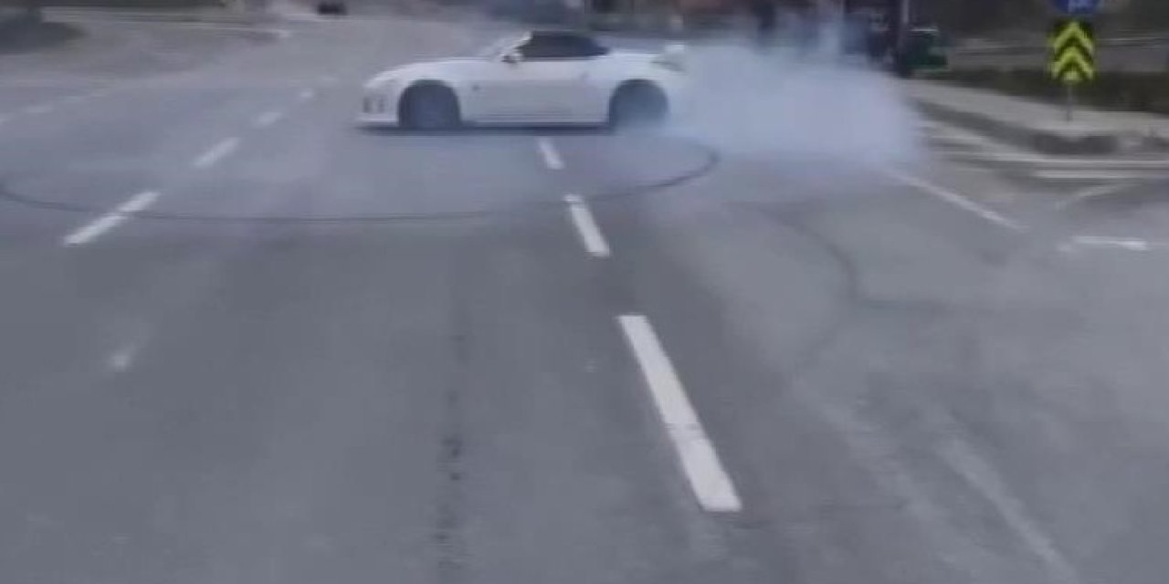 İstanbul - Küçükçekmece'de Drift Yapan Sürücüye 57 Bin 318 Lira Para Cezası