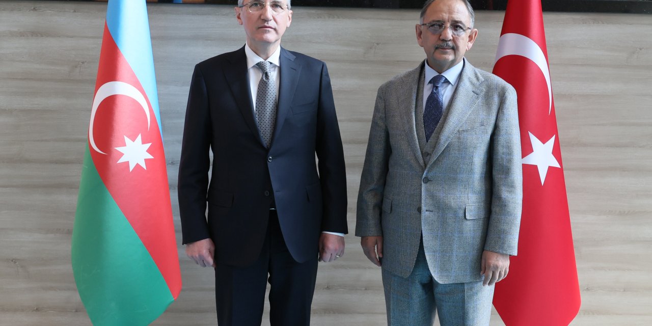 Bakan Özhaseki, Azerbaycan Ekoloji Ve Tabii Kaynaklar Bakanı Babayev'i Ağırladı