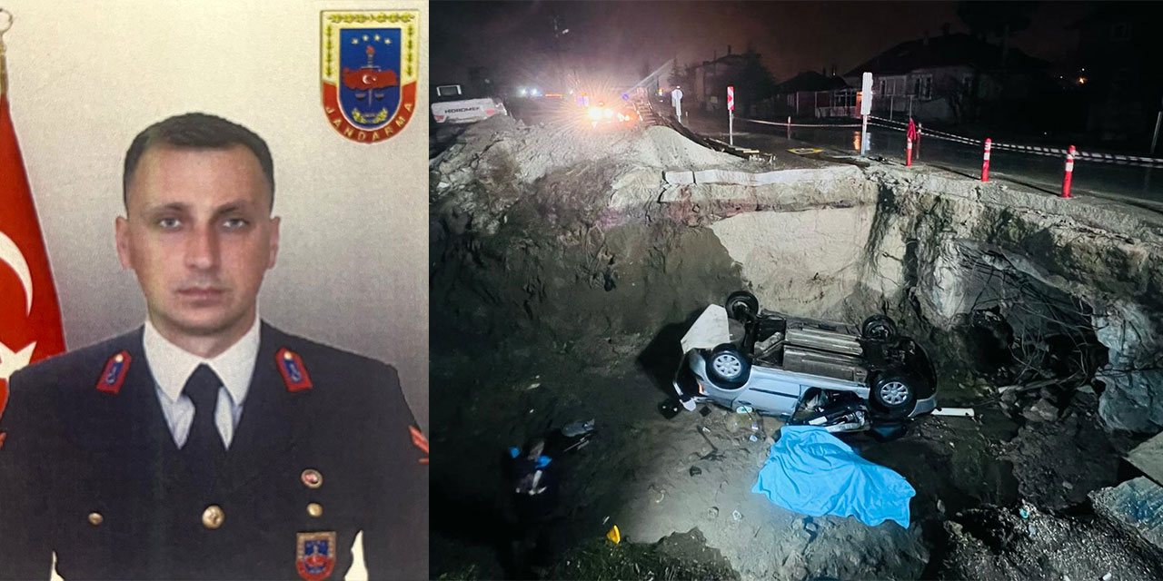 Otomobil Çukura Uçtu; Uzman Çavuş Öldü, Astsubay Yaralandı