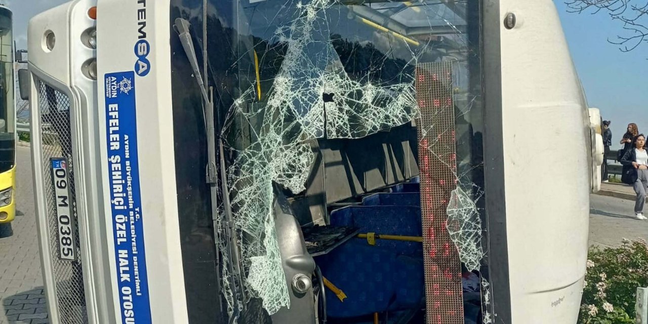 Aydın'da Halk Otobüsü Devrildi: 2'si Ağır 27 Yaralı