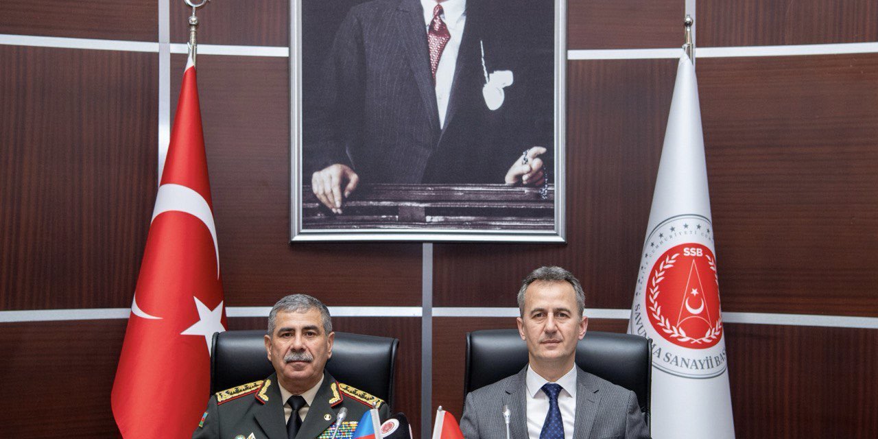 Savunma Sanayii Başkanı Görgün, Azerbaycan Savunma Bakanı Hasanov İle Görüştü