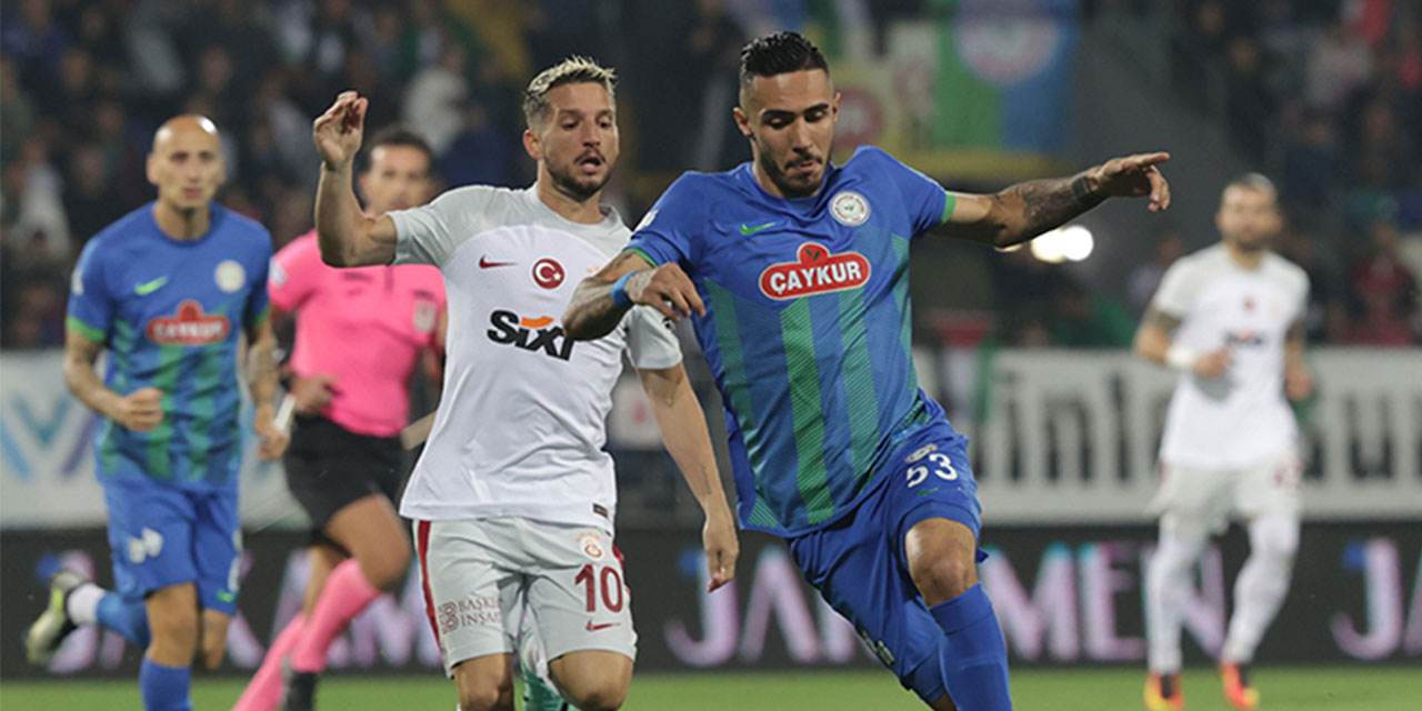 Galatasaray ile Çaykur Rizespor 44. randevuda