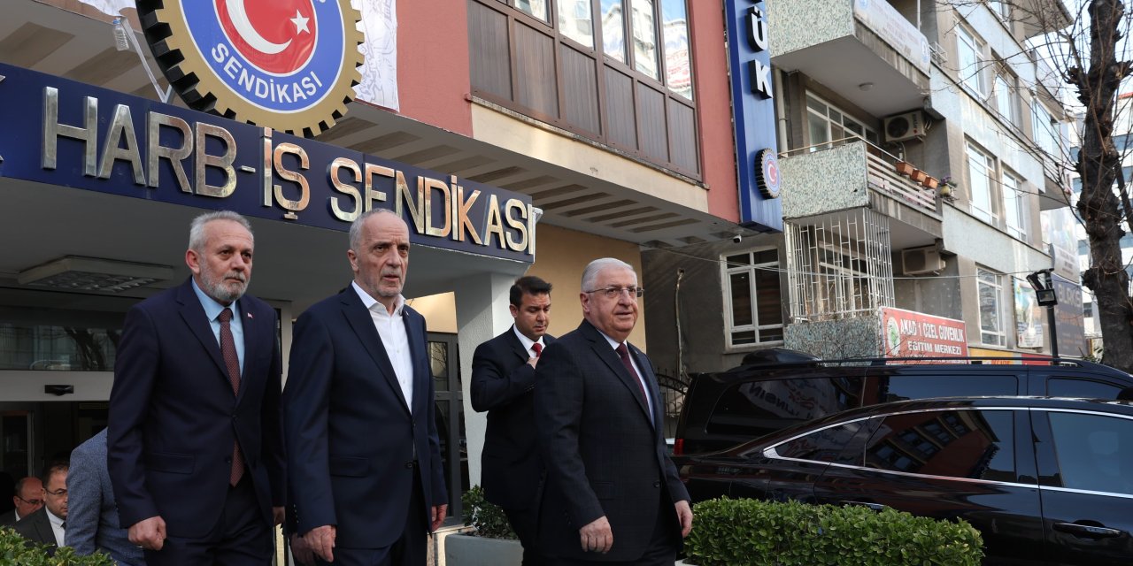 Bakan Güler, Türk Harb-iş Sendikası Genel Merkezini Ziyaret Etti