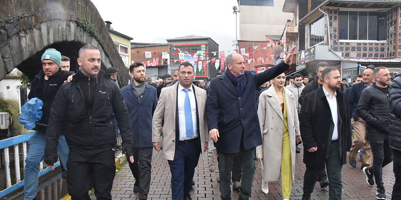 Memleket Partisi Genel Başkanı İnce, Artvin'de konuştu