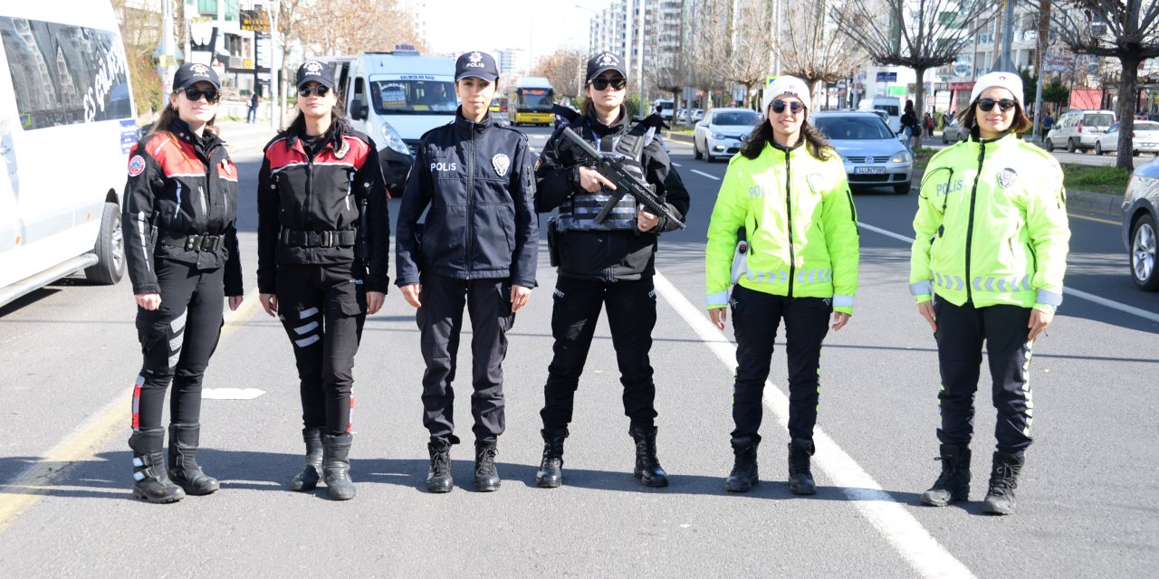 Diyarbakır'da Kadın Polis Timinden Uygulama