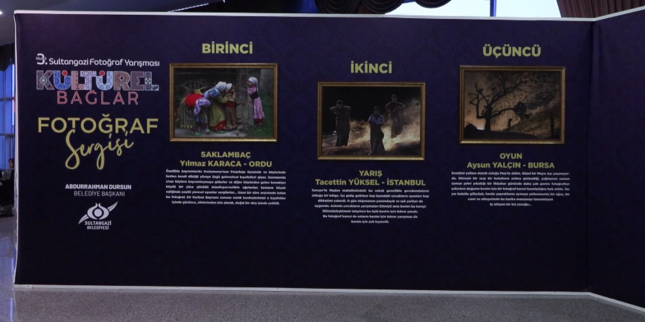 Sultangazi'de 3'üncü Ulusal Fotoğraf Yarışması'nın Ödül Töreni Yapıldı