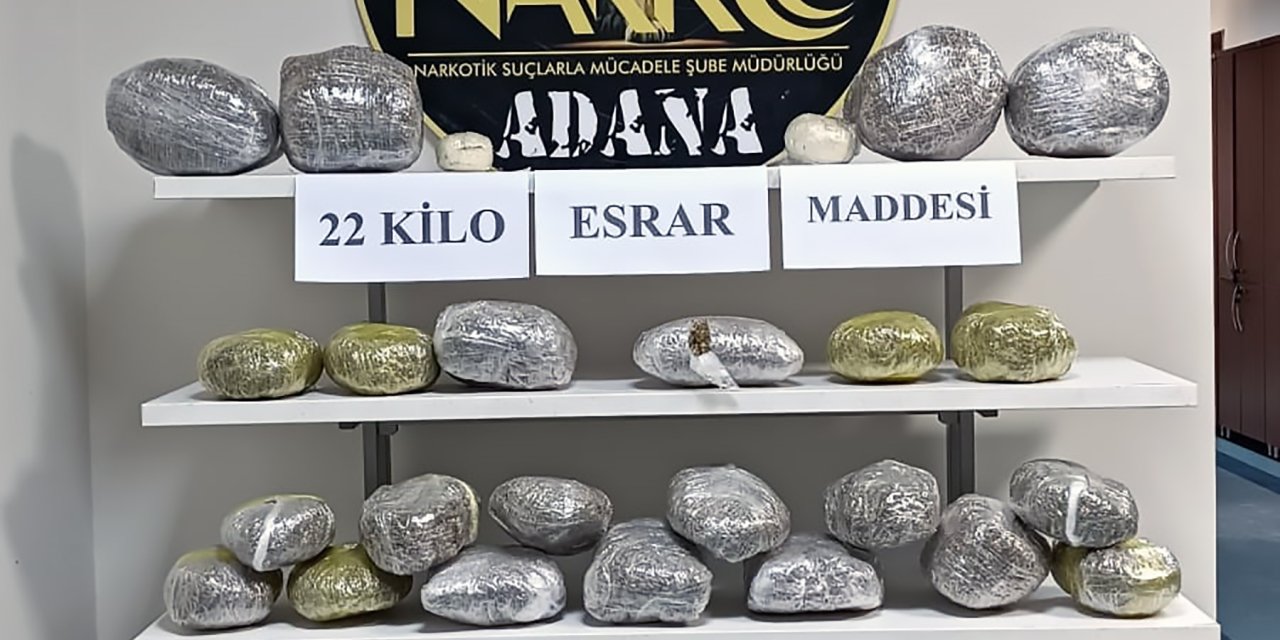 Yolcu Otobüsündeki Valizden 22 Kilo Esrar Çıktı