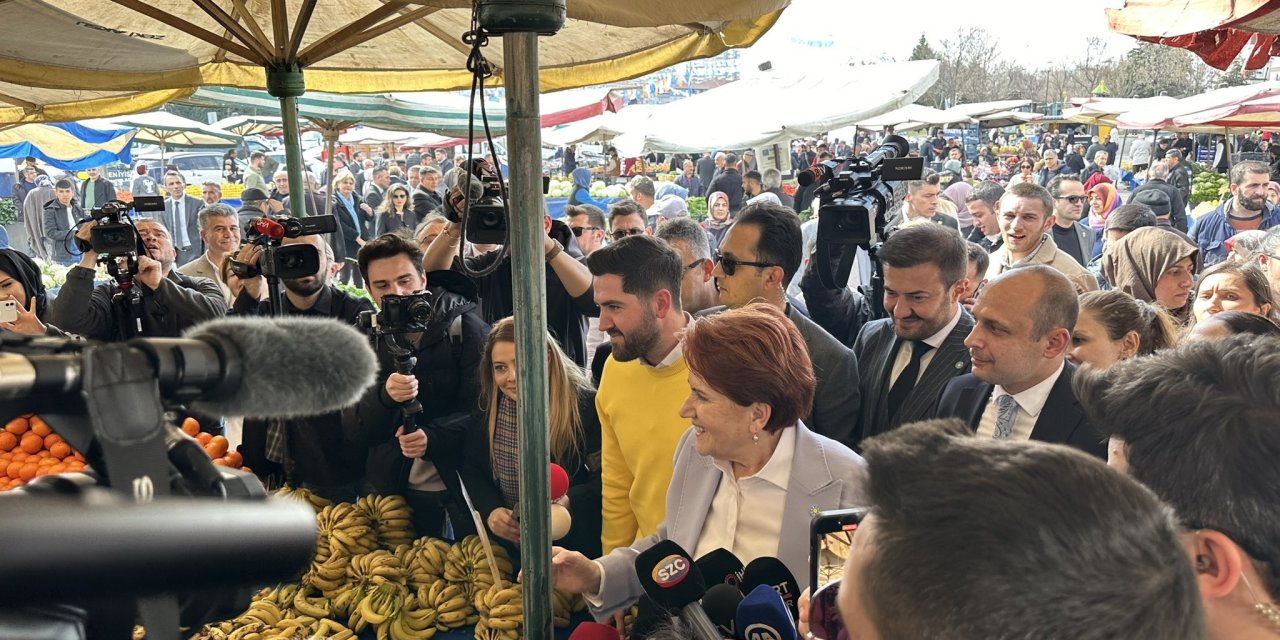 Akşener'den Sincan'da Pazar Ziyareti