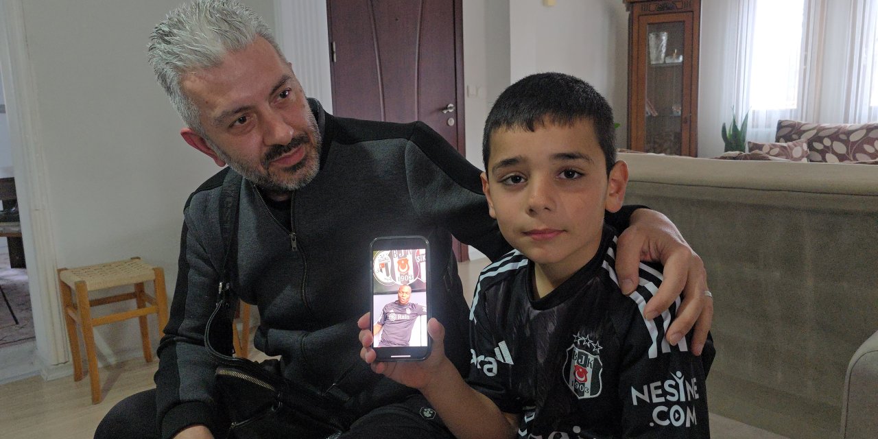 Aboubakar’dan Videolu Mesaj Alan Minik Emir’in Büyük Heyecanı