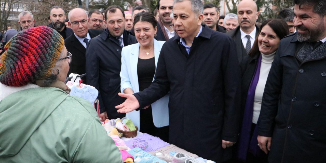 Bakan Yerlikaya'dan Tekirdağ'da Esnaf Ziyareti (2)