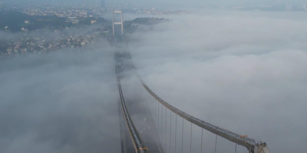 İstanbul- İstanbul'da Sis Etkili Oldu: Boğazda Gemi Trafiği Durdu