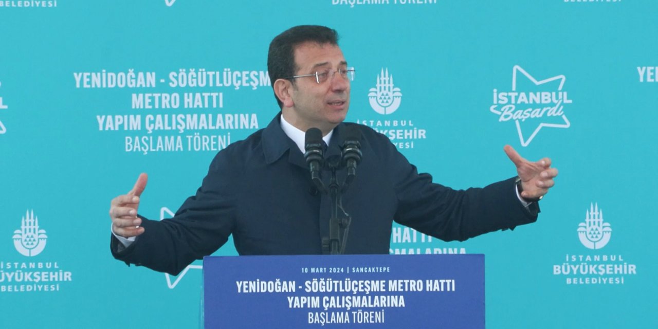 İstanbul - İmamoğlu: 'metro İçin Açılan Tünelleri Kapatıyor’ Diyorlar, Yok Öyle Bir Şey