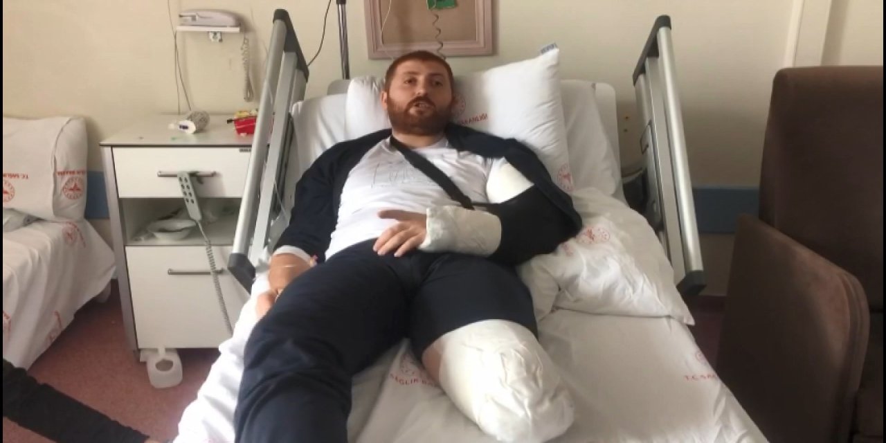 Ordu'da Motokuryenin Bacağını Kaybettiği Kaza Kamerada