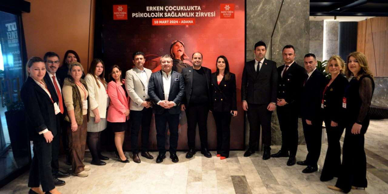 Mektebim Koleji, Erken Çocuklukta Psikolojik Sağlamlık Zirvesi’ni Adana’da Gerçekleştirdi