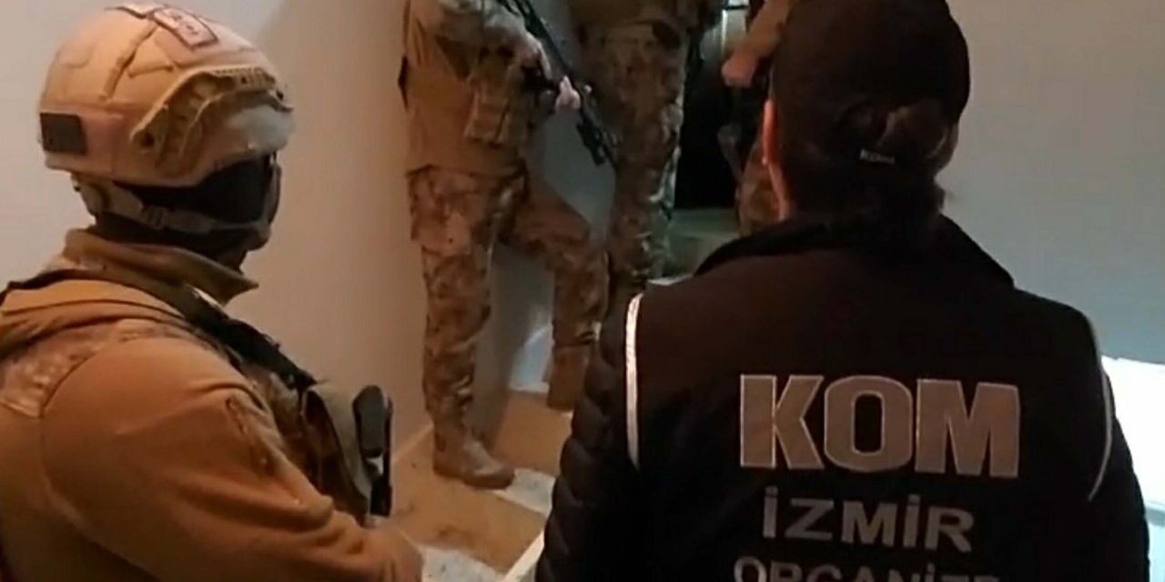 İzmir'de 'Keser' Suç Örgütüne Operasyon: 5 Gözaltı