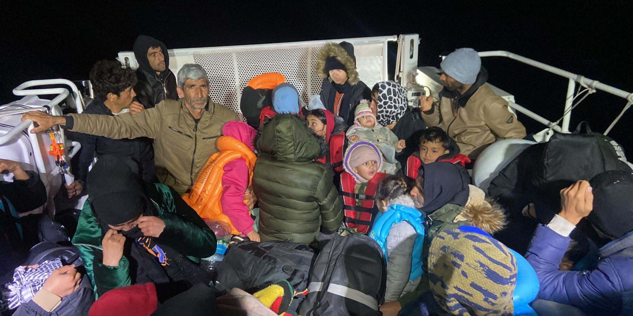 Bodrum Açıklarından 68 Kaçak Göçmen Yakalandı