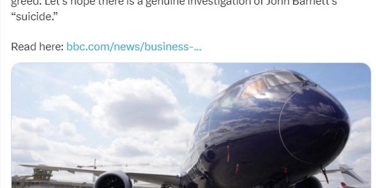 Kennedy: Umarız John Barnett'in "İntiharına" İlişkin Gerçek Bir Soruşturma Yapılır