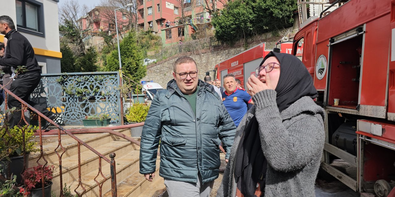 Apartmandaki Yangında Kedileri İçin Gözyaşı Döktü