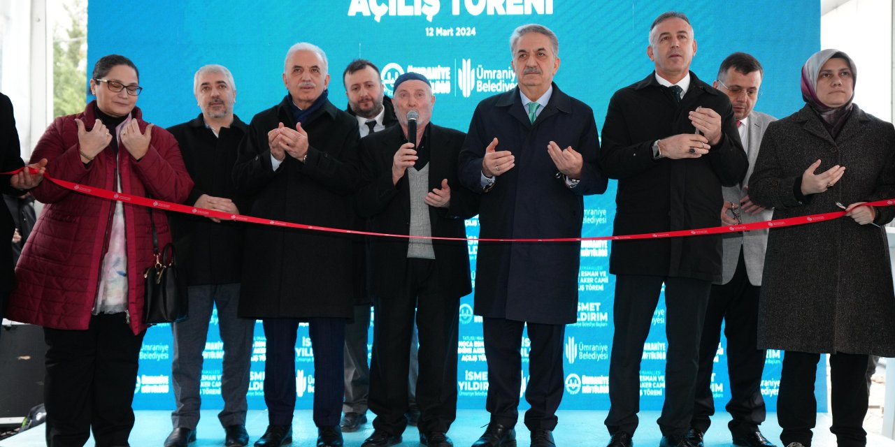 Ümraniye’de Hoca Esman Ve Emine Aker Camii Açıldı