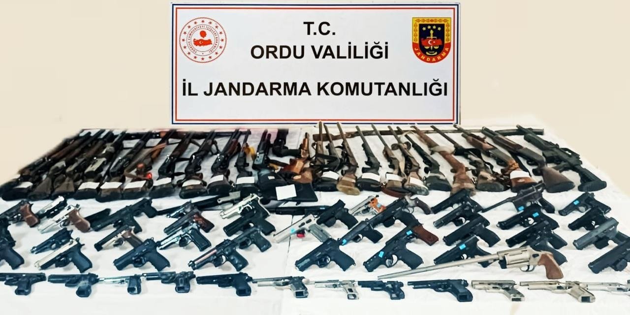 Ordu’da Silah Kaçakçılığı Operasyonu: 66 Gözaltı