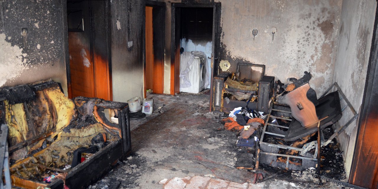 Alevlerin Arasında Kalan Kızı Ve 3 Torununu Oğlu İle Birlikte Kurtarmış