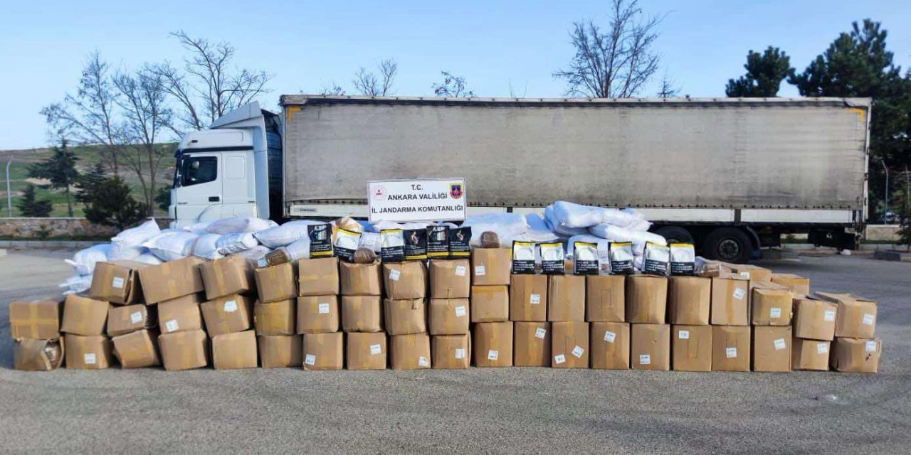 Ankara'da 20 Milyon Tl Değerinde Kaçak Tütün Ele Geçirildi