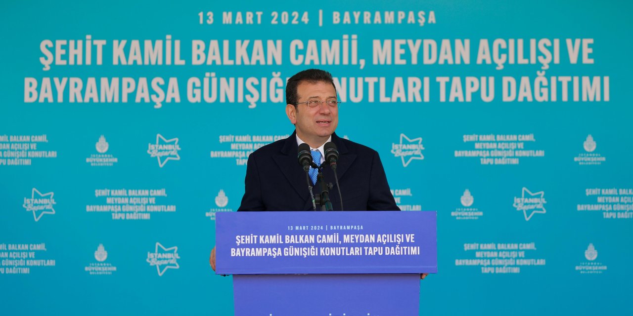 İstanbul- İmamoğlu: Bu Seçimi Yerel Seçim Sathından Çıkartıp Başka Yerlere Kaydırmaya Gayret Ediyorlar