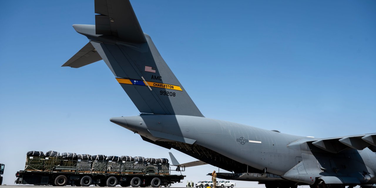 Centcom’dan Gazze’ye Havadan 9’uncu Yardım Operasyonu