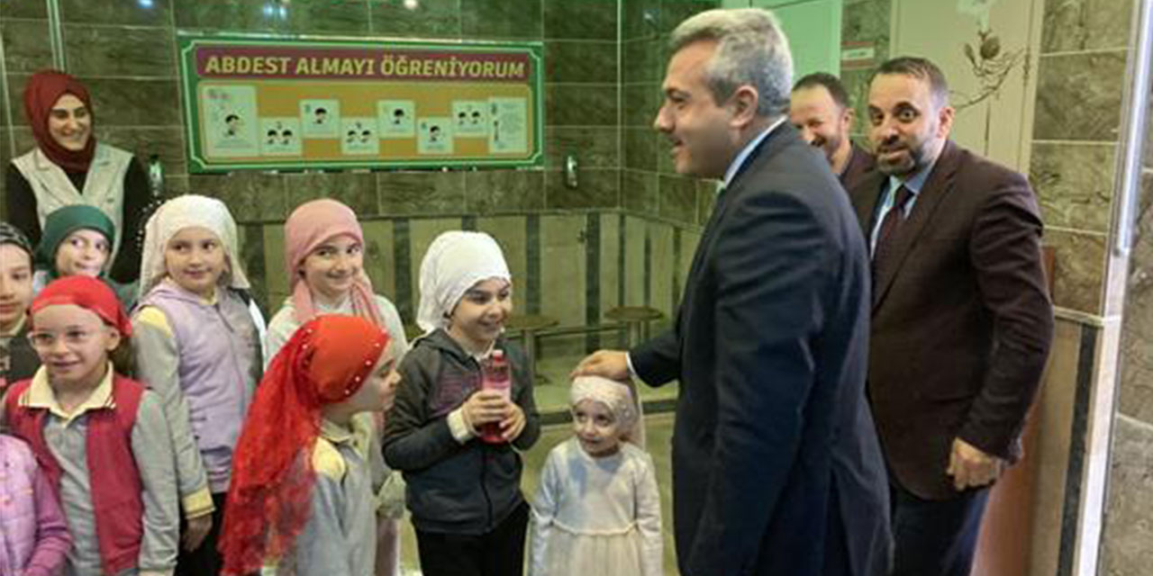 Rize Valisi Baydaş’tan Berat Camii Kur’an Kursu’na Ziyaret