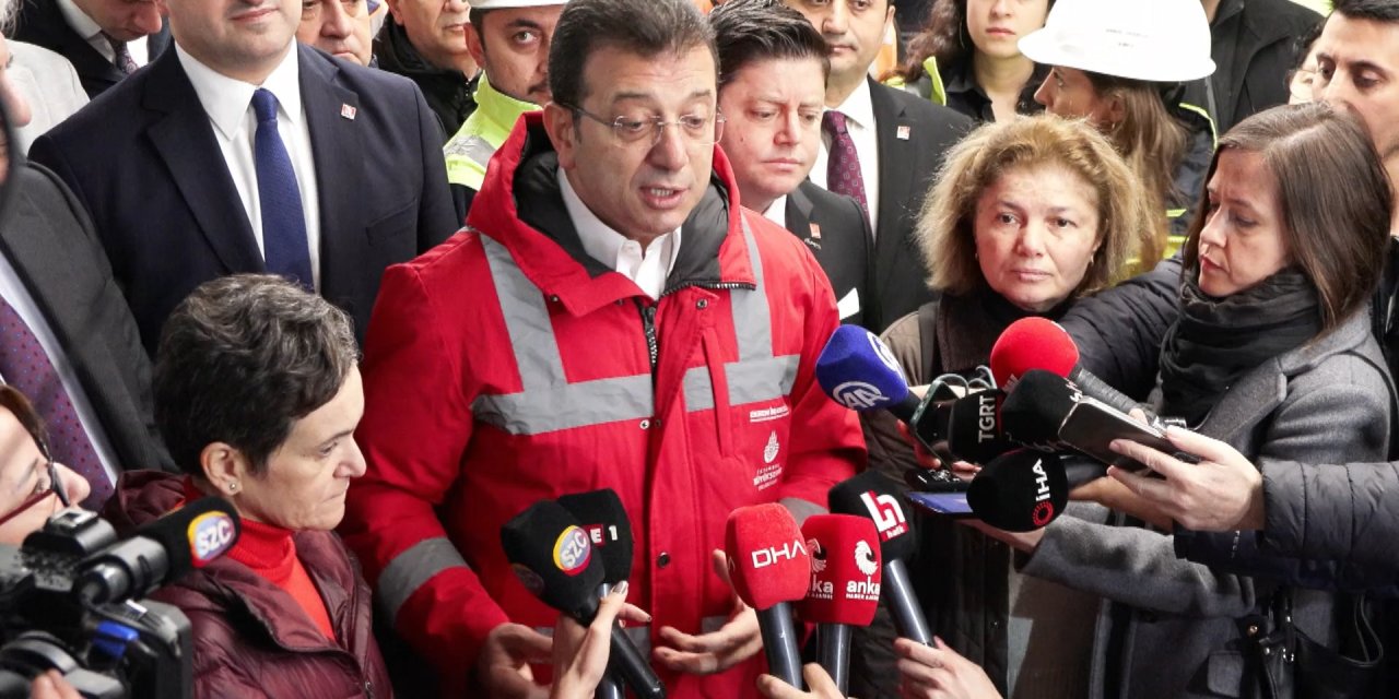 İstanbul - İmamoğlu Ümraniye - Ataşehir - Göztepe Metro Hattının Test Sürüşüne Katıldı