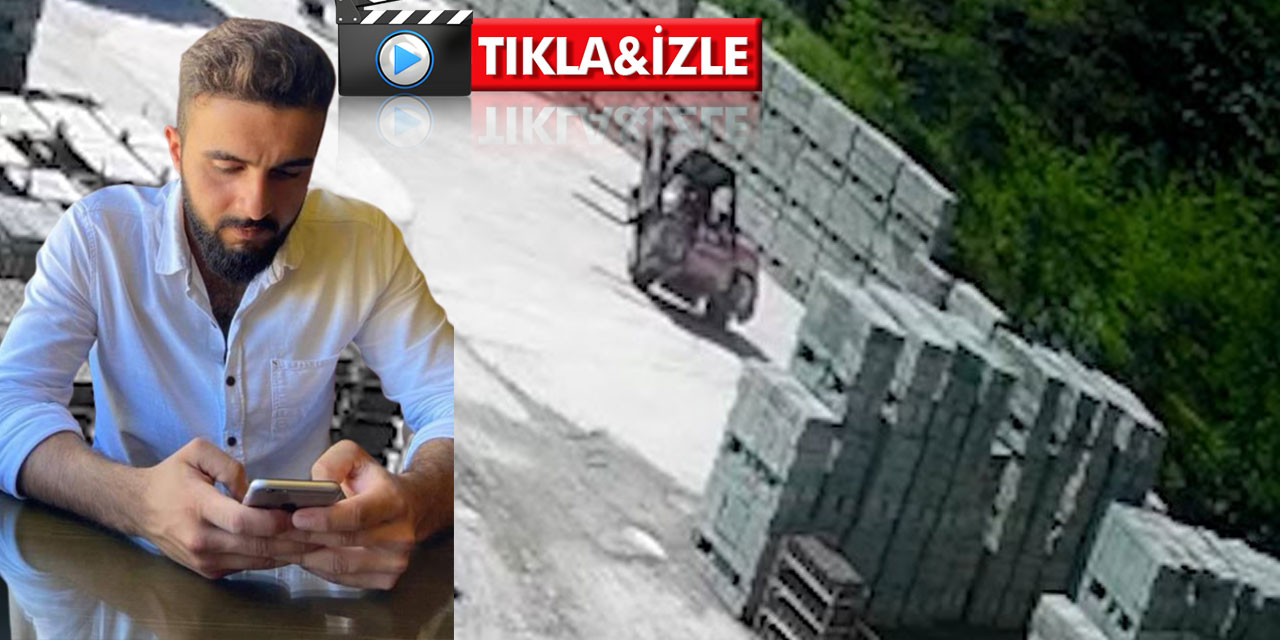Rize'de forkliftin altında kalan genç hayatını kaybetti