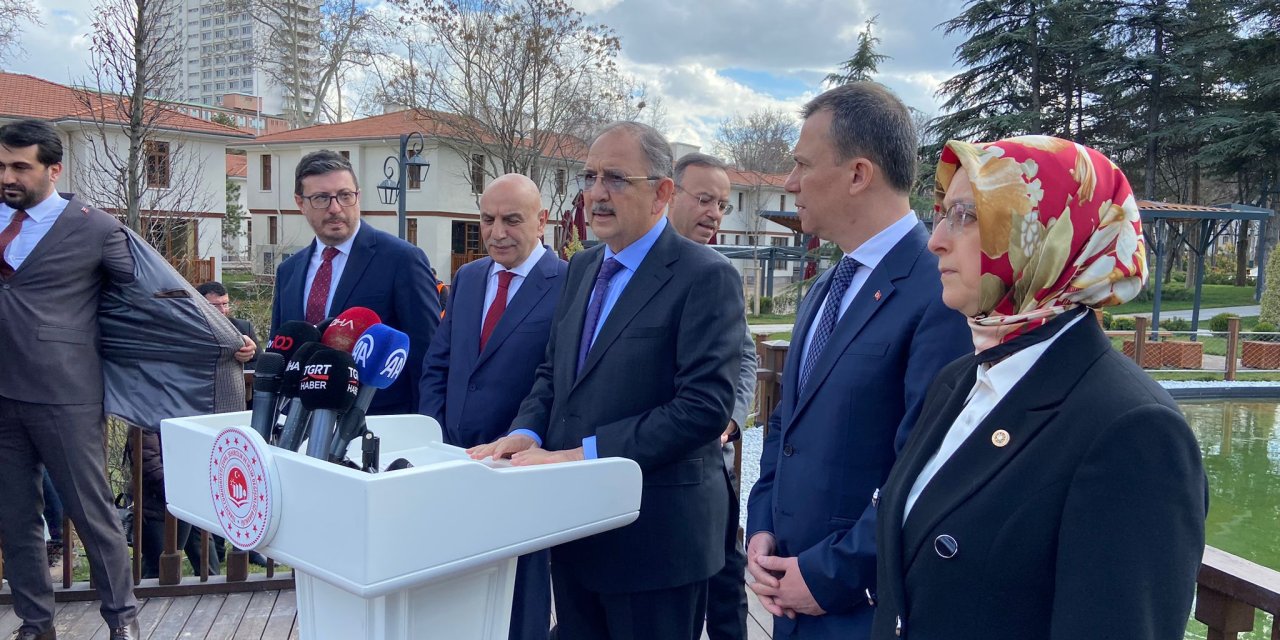 Bakan Özhaseki: Yenilenen Saraçoğlu Mahallesi, Seçimden Sonra Açılacak