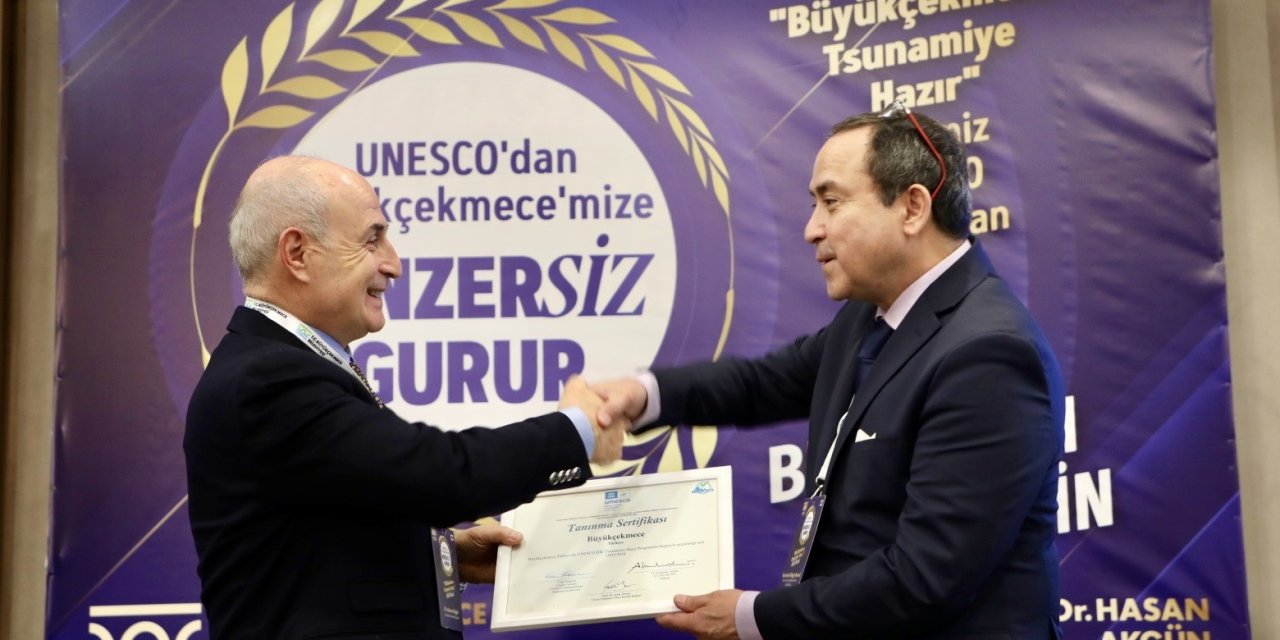 Unesco'dan Büyükçekmece'ye 'Tsunamiye Hazır Kent Sertifikası'