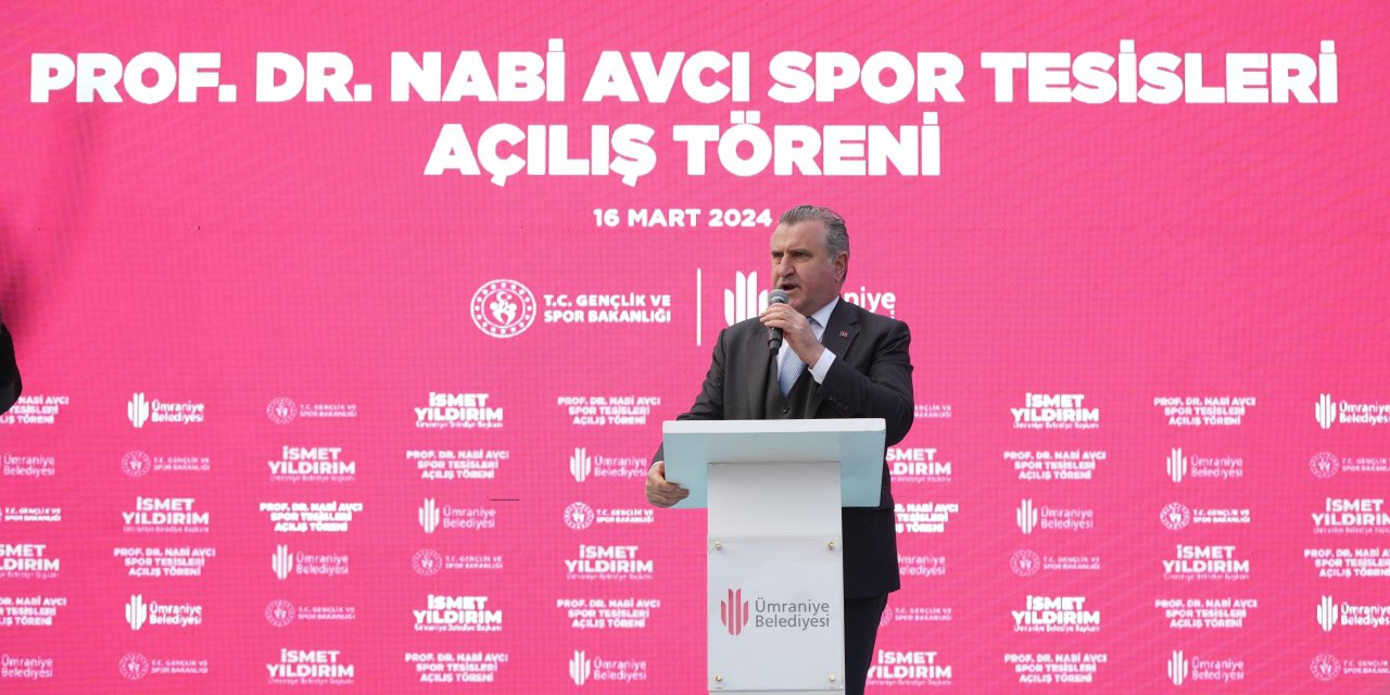 Ümraniye’de Prof. Dr. Nabi Avcı Spor Tesisleri Açıldı