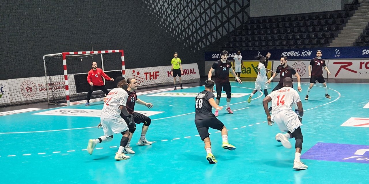 A Milli Erkek Hentbol Takımı, Angola'yı Mağlup Etti