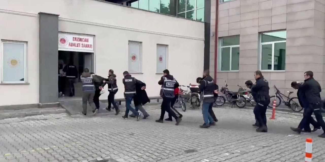 Erzincan'da Suç Örgütüne Yönelik Operasyonda 6 Tutuklama